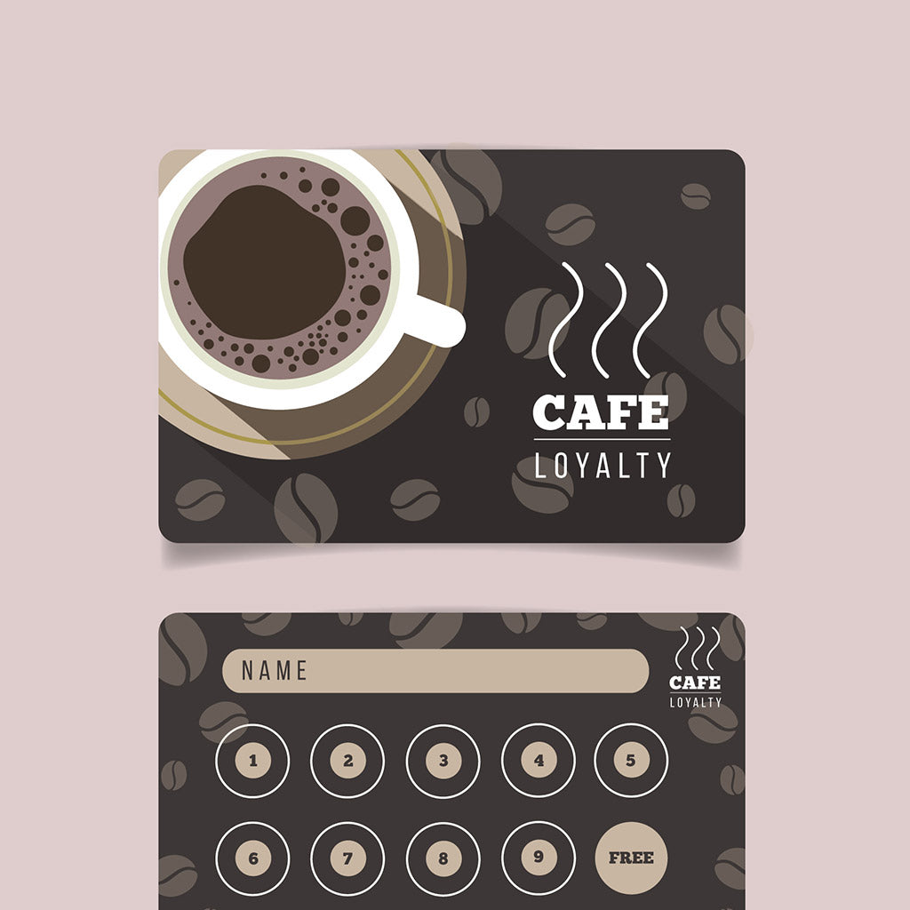 Restaurant Loyalty Card Design, Printing