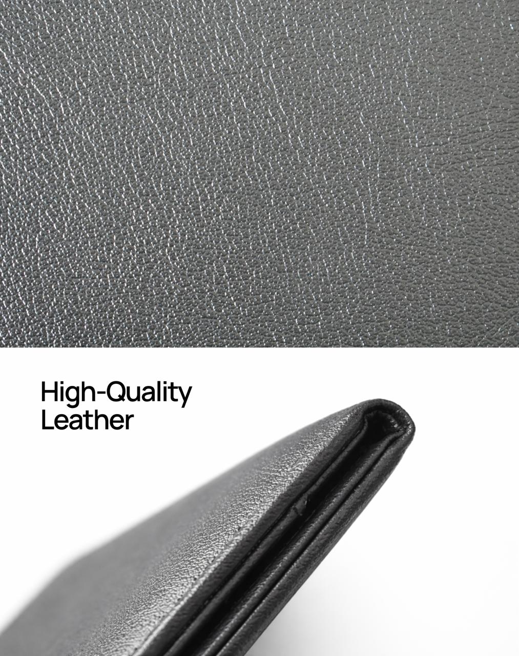 Leather bill holder