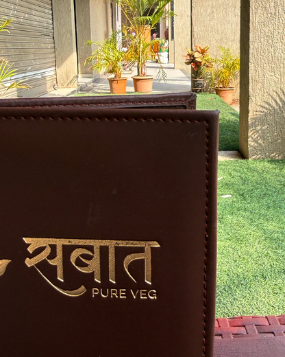 Premium Leather Menu Folder for Restaurants