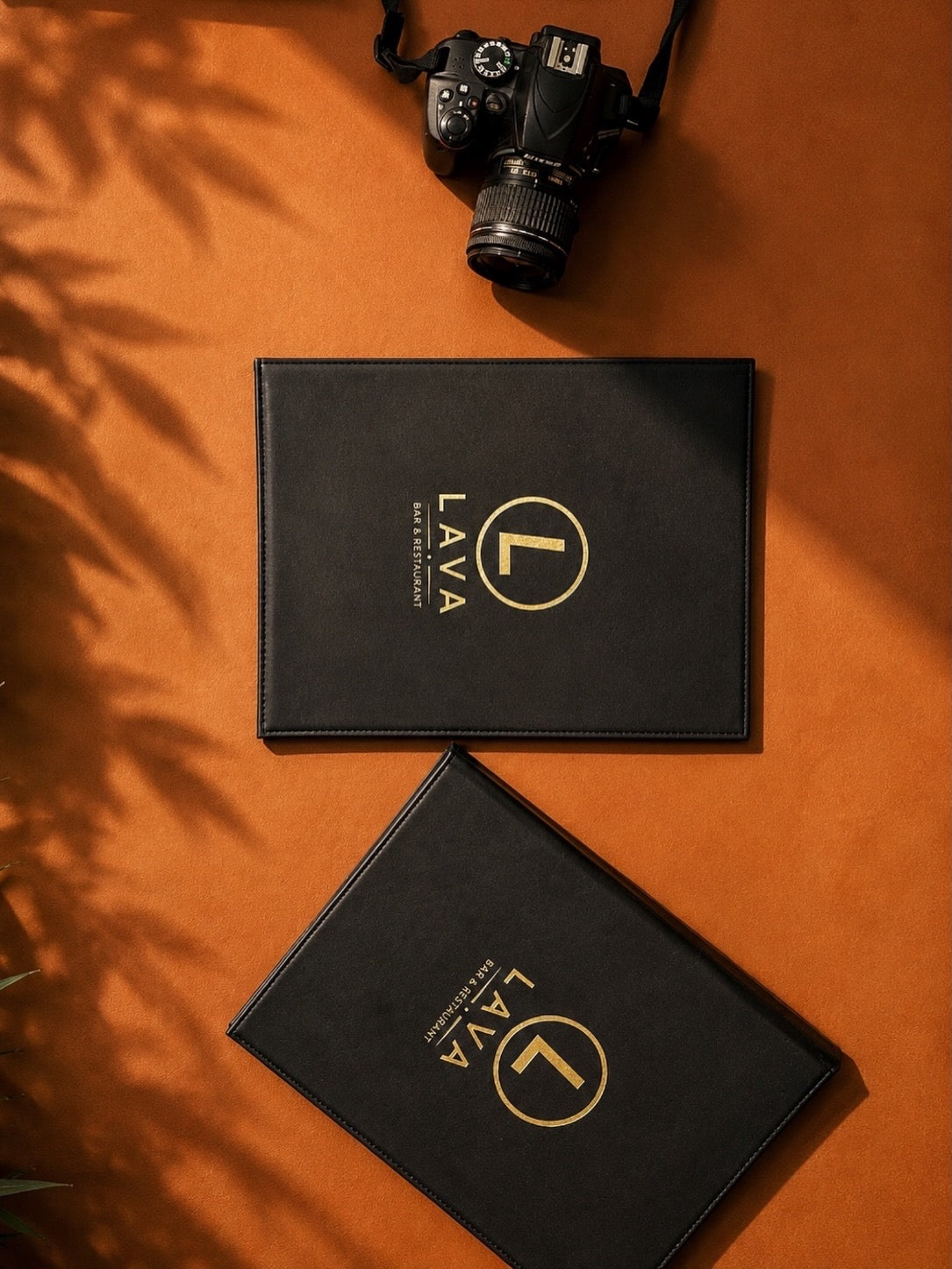 Premium Leather Menu Card Holder