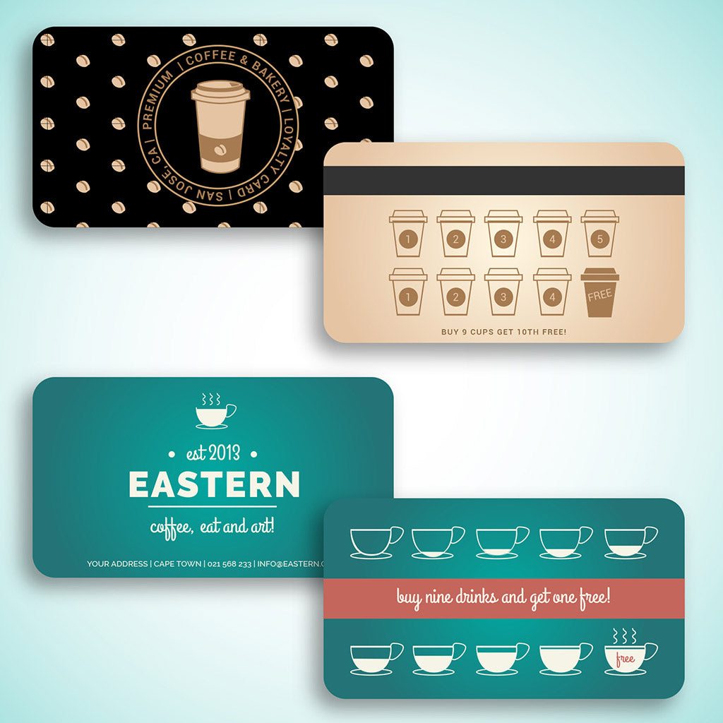 Restaurant Loyalty Card Design, Printing