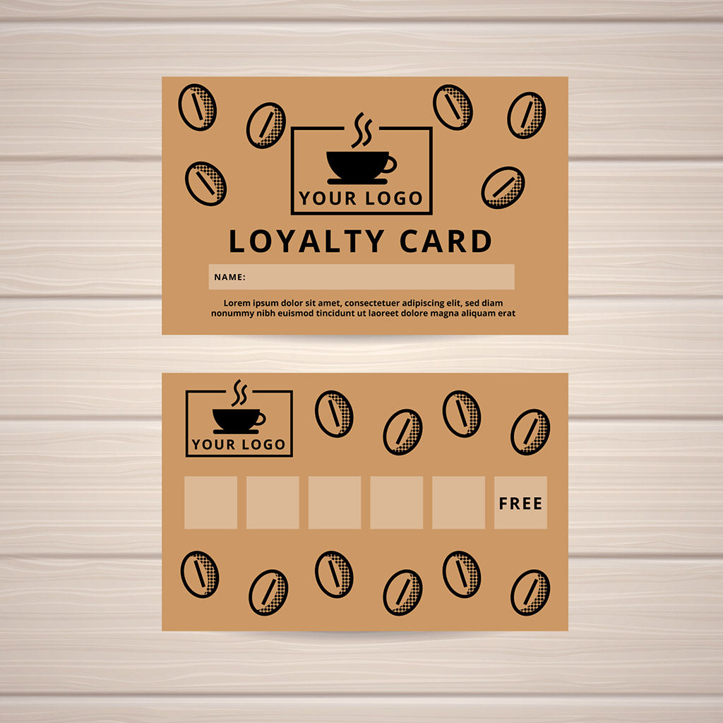 Restaurant Loyalty Card Design, Printing