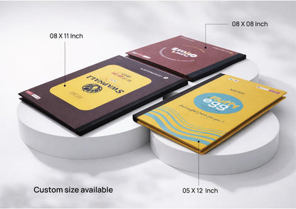 Premium Booklet Menu Card for Restaurant Menu