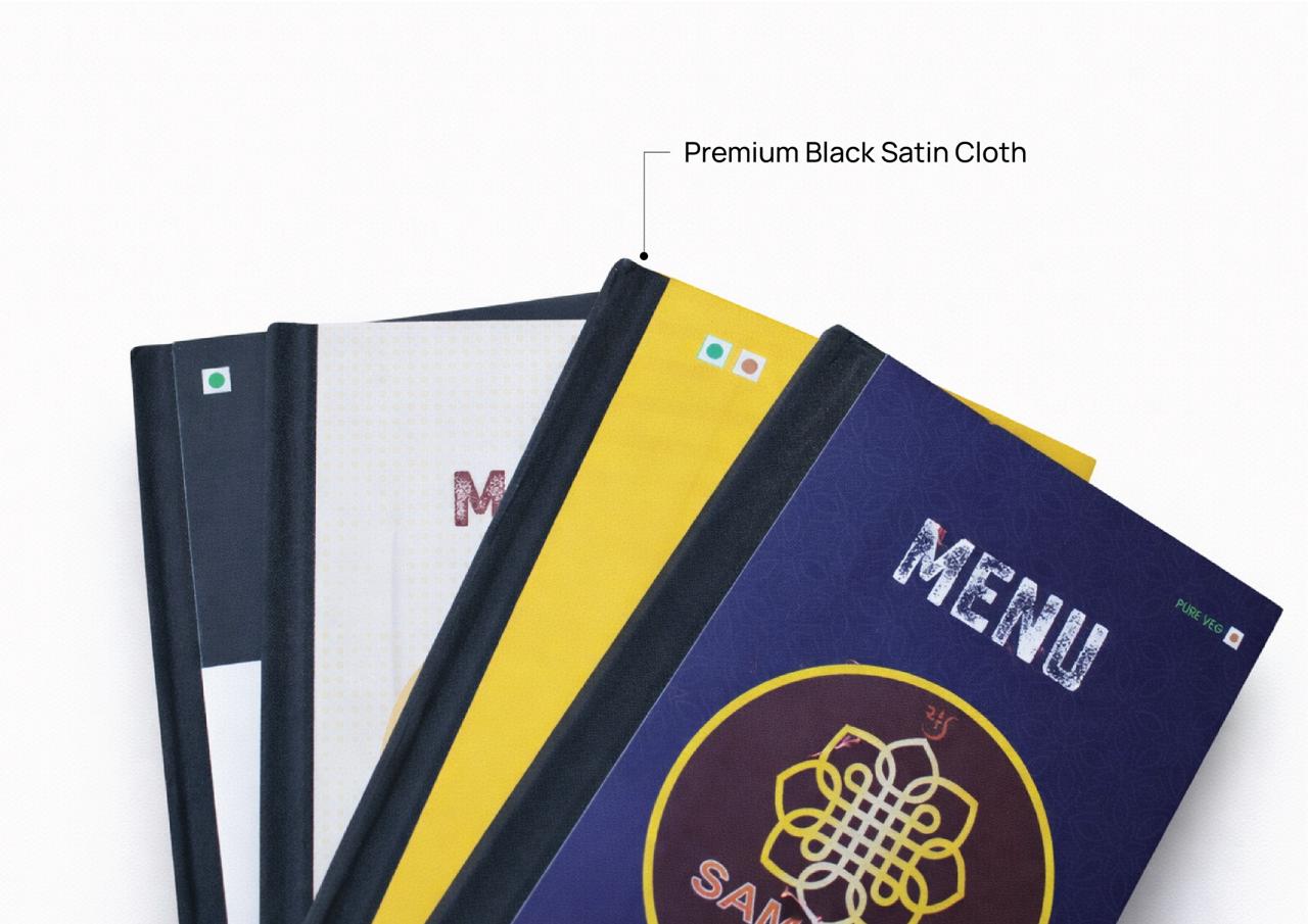 Premium Booklet Menu Card for Restaurant Menu