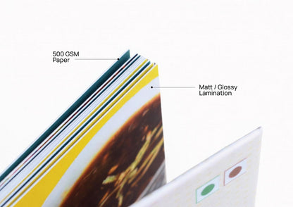 Premium Booklet Menu Card for Restaurant Menu