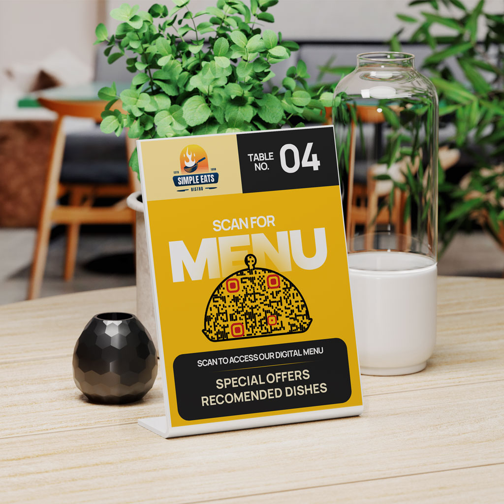 QR Code Menu Card