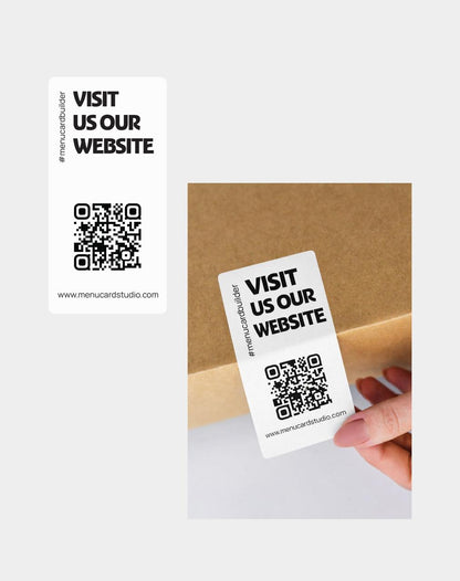 Restaurant Custom Sticker Printing