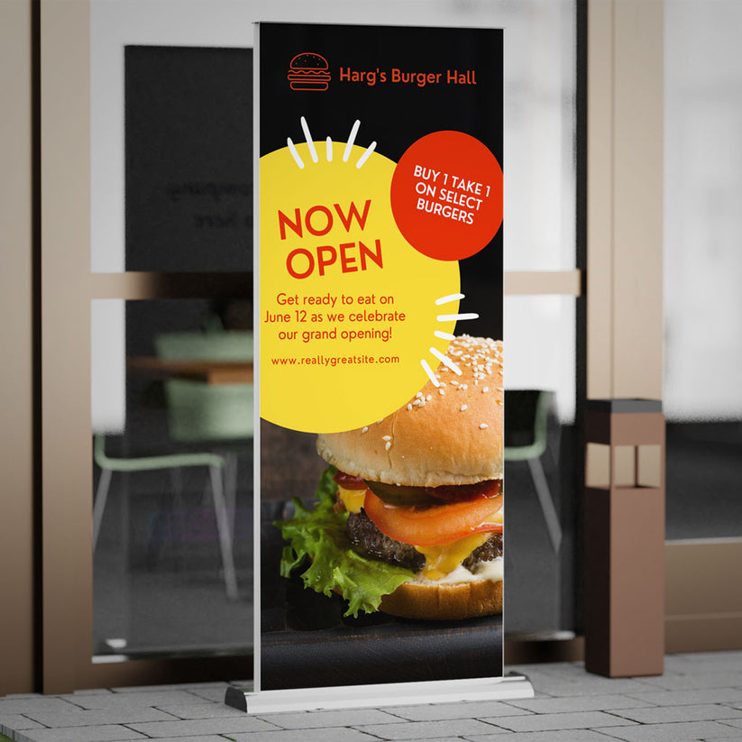 Roll Up Standee Printing – Menu Card Studio